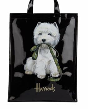 【スプリングさま専用】Harrodsのウエスティバッグ Amazon | [ハロッズ] ウエスティ Westie PVC Shopper Bag